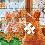 Funny Cat Puzzles for Adults 1000 Pieces, Cat Tiger Jigsaw Puzzle, Kitten Jigsaw Puzzles Animals for Home Decoration IdeaBazar