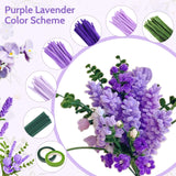 800 PCS Pipe Cleaners Craft, Pipe Cleaners Flowers Kit with Handle, 13 Colors Chenille Stems with Instruction, Art and Craft Supplies beanicus