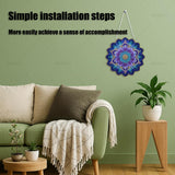 Aeepics Hanging Diamond Art Kit for Adult Mandala, DIY Diamonds Painting Pendant Ornament Kit, Acrylic Diamond Art Painting Board Kit Aeepics