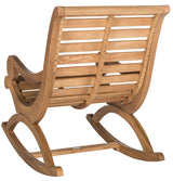 Safavieh Outdoor Collection Sonora Rocking Chair, Teak Brown Safavieh
