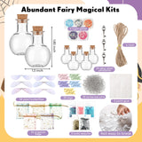 Jinei 262 Pieces Mystery Potion Craft Kit with 36 Magic Witch Potion Bottles Fairy Wing DIY Magic Fairy Bottle Set for Christmas Decorations Birthday Creative Gift Filling Supplies Jinei