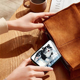 BAYUNOE Diamond Art Painting Credit Card Holder Anti-demagnetization Wallet with Zipper Business Accordion Card Wallet for Women Men Travel-Cat BAYUNOE