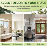 VIVATREES Olive Trees Artificial Indoor, 5FT Tall Faux Olive Tree with White Tall Planter, Artificial Plants with Natural Wood Trunk and Lifelike Fruits for Home Office Decor VIVATREES