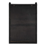 Kate and Laurel Cates Modern Farmhouse Barn Door Wood Framed Chalkboard, Rustic Brown Kate and Laurel