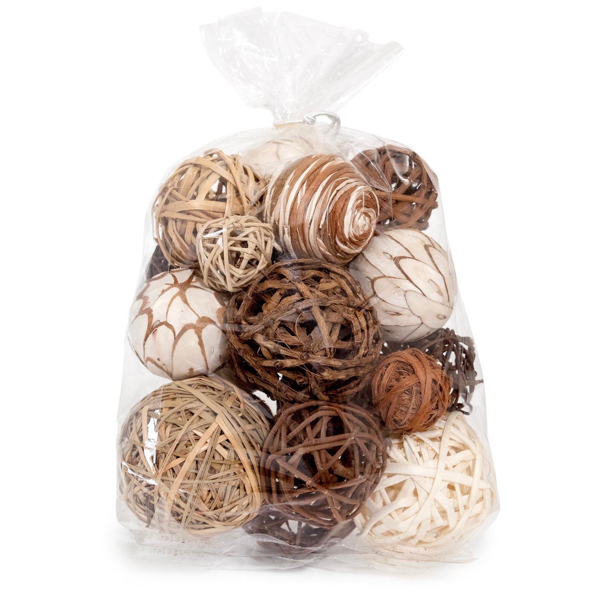 ANDALUCA Decorative Balls Bag Bowl Filler Home Decor (Beige) ANDALUCA