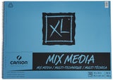 Canson XL Series Mixed Media Pad, Side Wire, 18x24 inches, 30 Sheets – Heavyweight Art Paper for Watercolor, Gouache, Marker, Painting, Drawing, Sketching Canson