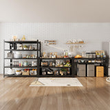 Howzone 48.2" W Garage Shelving 3000LBS Storage Shelves Heavy Duty Garage Storage Shelves Adjustable 5 Tier Metal Shelves for Storage Industrial Heavy Duty Shelving Utility Shelf 24.2"Dx48.2"Wx 72.2"H Howzone