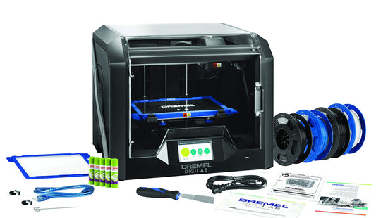 Dremel - 3D45-EDU DigiLab 3D45 Award Winning 3D Printer w/extra supplies, 30 Lesson plans, PC & MAC OS, Chromebook, iPad Compatible, Built-in HD Camera, Heated Build Plate - WoodArtSupply