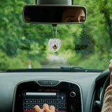 Framendino, 4 Pack Sublimation Blank Angel Wing Car Hanging Ornament Angel Wing Pendant Decoration Butterfly Photo Frame Ornament for Car Christmas Tree Decor Framendino