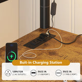 CSZZD Twin Loft Bed with U-Shaped Desk, Metal Loft Bed with LED Lights, Charging Station, Industrial Heavy Duty Bunk Loft Bed Frame with Desk and 3 Storage Drawers, 3 Pegboards, Safety Guard & Ladder CSZZD