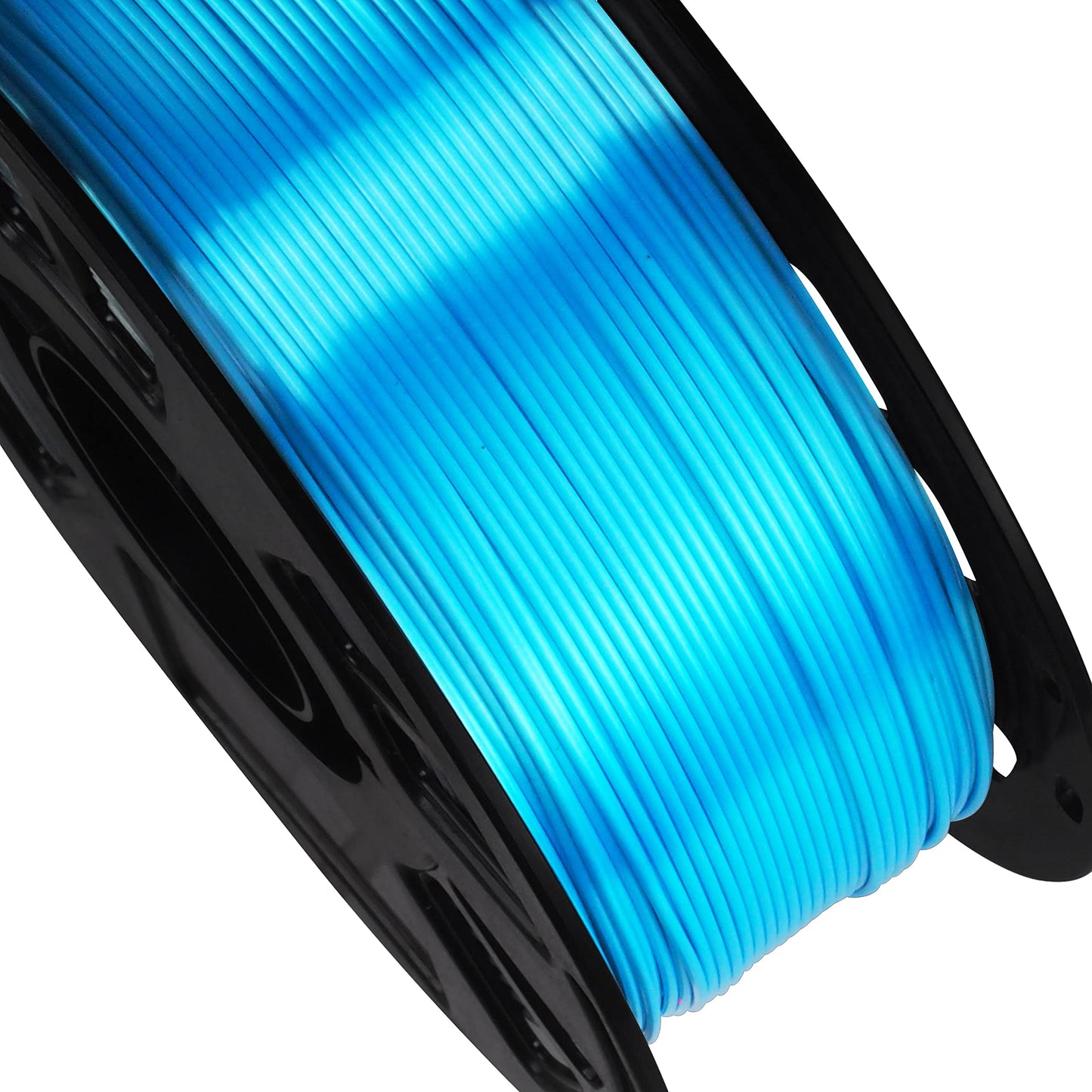 BBLIFE Silk Acid Blue PLA Peacock Blue Pearlescent Shining 3D Printing Material, 1kg 2.2lbs 1.75mm 3D Plastic Material, Widely Support for FDM 3D Printer, Easy to Print - WoodArtSupply