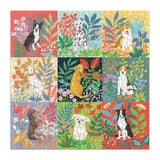 Good Puzzle Co. Dogs and Flowers Galison