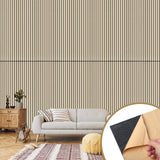 SDLDEER 10 Pack Acoustic Panels, 48"X 12"X 0.4" Sound Proof Panels for Walls, Self-Adhesive Acoustical Wall Panels, Sound Proofing Panels Acoustic Treatment for Home Office Decoration SDLDEER