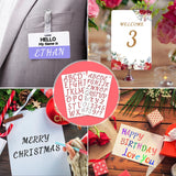 36 Pieces Letter Stencils, 4 x 7 Inch Alphabet Stencil Reusable Plastic Numbers Symbol Templates Kit for Painting on Wood, Canvas, Fabric, Rock, Chalkboard, Sign, DIY Art Projects(Letter) eageus