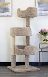 Deluxe Cat Tower with spacious cat perches and scratching post for Large Cats New Cat Condos