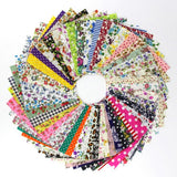 60 Pcs 4" x 4"(10cm x 10cm) Assorted Craft Fabric Bundle Squares Patchwork Fabric Sets for DIY Sewing Scrapbooking Quilting Dot Pattern Haawooky