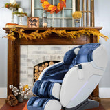 MYTHIA A303 Massage Chair iRest System, Full Body with Heat, Zero Gravity, 53.15" SL Track Shiatsu Recliner with Auto Body Scan, Bluetooth Speakers, Footrest Calfrest Extension (Black) MYTHIA