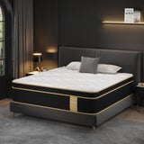 LETMOON Queen Size Foam and Spring Hybrid Mattresses, 14 Inch Medium Firm Mattress in a Box with Individual Pocket Coils, Edge Supportive, CertiPUR-US Certified, White LETMOON