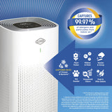 Clorox Air Purifiers for Home, True HEPA Filter, Large Rooms up to 1,500 Sq Ft, Removes 99.9% of Mold, Viruses, Wildfire Smoke, Allergens, Pet Allergies, Dust, AUTO Mode, Whisper Quiet Clorox Home Appliances