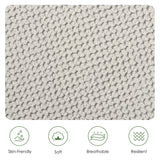 AYEASY Rocking Chair Nursery, Teddy Baby Nursery Rocking Chairs, Modern Nursing Chair for Breastfeeding, Nursery Rocker for Small Spaces Indoor, Accent Glider Chairs for Living Room, Bedroom, Beige AYEASY