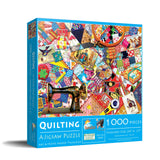 SUNSOUT INC - Quilting - 1000 pc Jigsaw Puzzle by Artist: Kate Ward Thacker - Finished Size 20" x 27" Quilting - MPN# 70006 SunsOut