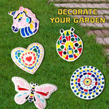 EggSun 8Pcs Stepping Stones Painting Craft Kit for Kids 4 8 6, DIY Garden Stones Outdoor Paint Your Own Ceramic Unicorn Arts and Crafts for Boys Girls Ages 4 7 9 10 12 Birthday Gifts EggSun