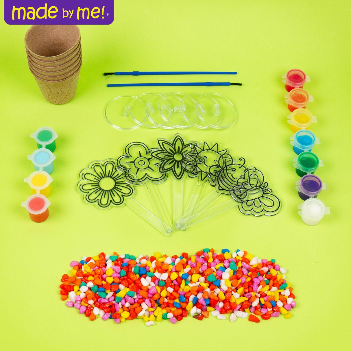 Made by Me Create Your Own Suncatcher Garden, Includes 6 Suncatchers to Paint, 7 Suncatcher Paints & Acrylic Paints, Fun Arts & Crafts for Kids, Suncatcher Kit, Unique Craft Kits, Cool Window Art Horizon Group USA