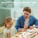 JOYIN Rock Painting Kit for Kids, Arts and Crafts for Girls & Boys Ages 6-12, DIY Supplies for Painting Rocks, Easter Craft Kits Art Set, Toddler Birthday Christmas Presents, Family Indoor Activity JOYIN