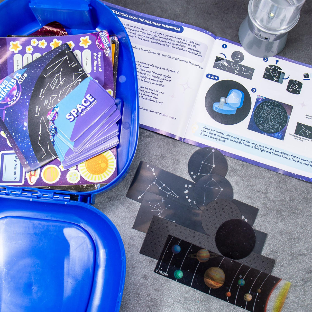 The Young Scientists Club Space Adventures Pack, STEM Kit, 13 Educational Activities, Includes Reusable Backpack, Space Navigator, DIY Constellations, Space Card Game & More, Multi (204755) The Young Scientists Club