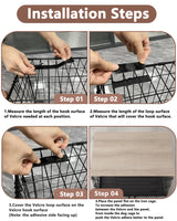 Piskyet Dog Crate Topper Wood Countertop for 48 42 36 30 24 inch Dog Cage, Dog Crate Cover,Dog Kennel Topper(Crate Not Include) (Rustic Brown, for 48 Inch Crate) Piskyet