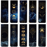 30 Pieces Space Moon Magnetic Bookmarks Galaxy Bookmark Starry Sky Clip in Bookmark Page Book Marker for Kids Teens Students Teachers Reading School Library Office Accessories, 10 Styles Sinmoe
