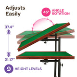 JoyBerri Puzzle Station Jigsaw Puzzle Table/Rolling Desk - 1500 Piece Puzzle Board/Portable Jigsaw Tables with Drawers and Legs - Height Adjustable for Adults JOYBERRI