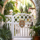 HEIBAGO Lion Hanging Diamond Art Kits for Adults, Special Shaped Crystal Diamond Painting Ornament Kit, DIY Double-Sided Pattern Window Pendant Gem Art Kit for Home Wall Decor 8.3x8.3inch HEIBAGO