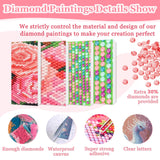 MAXBYE Phoenix Bird Diamonds Painting Kits for Adults, Diamond Art Painting for Adults Beginners, 5D DIY Crystal Gem Art Painting with Diamonds Arts for Wall Decor 12x16in, White Bird with Blue Wings MAXBYE