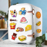 Copkim 30 Pcs Diamond Art Magnets Easy Diamond Painting Magnet Kits for Adults Kids DIY Fridge Home Decors(Food) Copkim