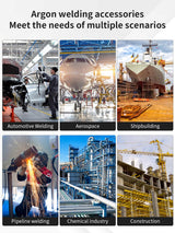 Alffun 58 PCS TIG Welding Torch Kit 040"~1/8" Gas Lens Setup WP-9/20/25 Alffun