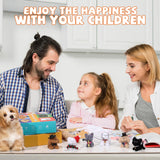 JMMICO 71-Piece Pipe Cleaner Craft Kit for Kids & Adults - DIY Animal Art Supplies with Video Tutorial, Creative Blind Box Anxiety Relief Toys & Classroom Activities, Gifts for 8+ Year Old Girls JMMICO