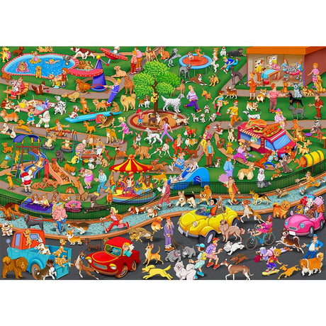 1000 Piece Puzzles for Adults - Dog Party - Jigsaw Puzzles for Adults and Kids 1000 Piece Educational Games Colorful Puzzles for Home Decoration(27.6"x 19.7") Blppldyci