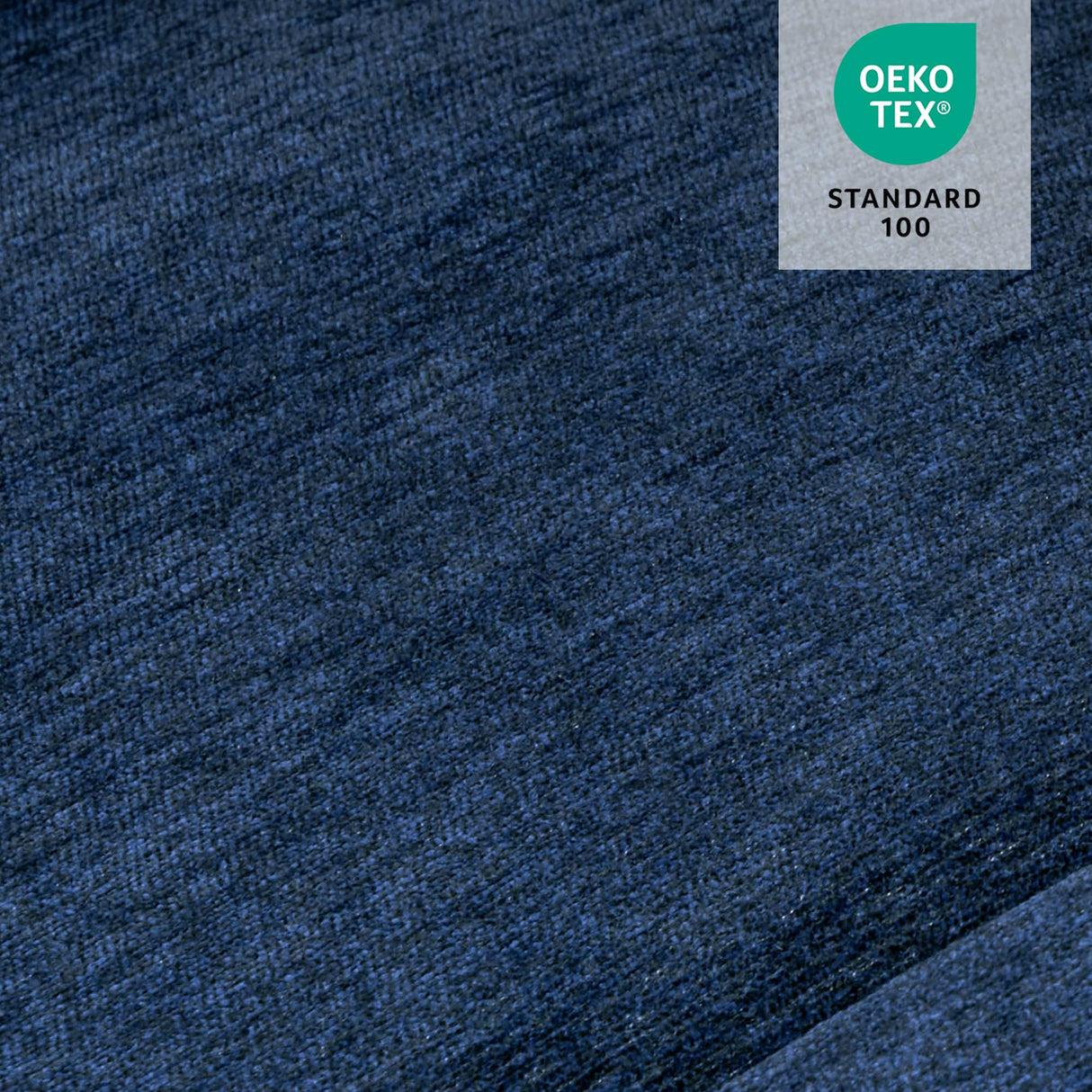 MCombo Zero Wall Recliner Sofa, Power Reclining Sofa, Wall Hugger Power Recliner Sofa with Adjustable Headrest, USB & Type C Ports, for Living Room, Fabric, HL198M3 (Navy Blue, 3-Seater) MCombo