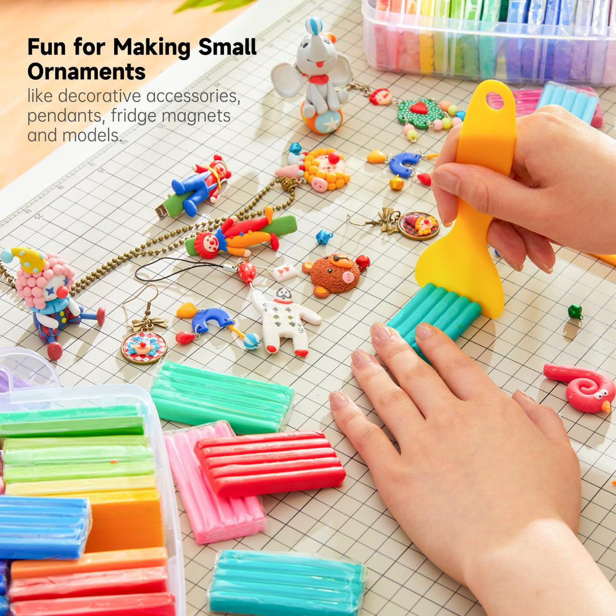 Shuttle Art 112 Colors Polymer Clay Kit with 20 Clay Tools, 16 Kinds of Accessories, Non-Toxic, Non-Sticky, Ideal DIY Art Craft Gift for Kids Adults Shuttle Art