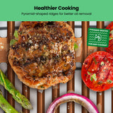 Chefman Smokeless Indoor Electric Grill, Copper, Extra Large, Nonstick Table Top Grill for Indoor Grilling and BBQ with Adjustable Temperature Control, Nonstick Dishwasher-Safe Parts, 9" x 15" Chefman