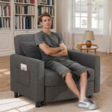 Gizoon Sofa Bed Chair 3 in 1 Convertible, Pullout Single Sleeper Chair Bed with Adjustable Backrest, Spacious Multifunctional Sofa Couches for Living Room, Bedroom, Apartment Gizoon