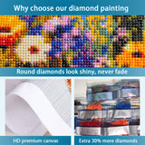 TOPMCYSG Faith,Hope,Love Diamond Art Kits for Adults,Inspirational 5D Diamond Painting Kits for Beginners,DIY Paint with Round Full Drill Diamond Dots Gem Painting for Adults,Home Decor 13.78x13.78 in TOPMCYSG