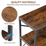 Tribesigns 70.9 Inch Industrial Console Table with Storage Shelves for Living Room and Entryway Tribesigns