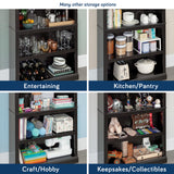 Sauder Miscellaneous Storage 5 Bookcase/book shelf, L: 35.28" x W: 13.23" x H: 69.76", Estate Black Sauder