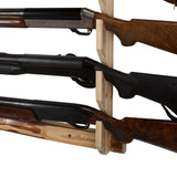Rush Creek Creations unisex adult Rustic Pine Indoor 5 Rifle Shotgun Wall Storage Display Rack, -1, Gun Rack US Rush Creek Creations
