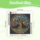 MAXBYE Diamonds Painting Kits for Adults, 5D Tree of Life Diamond Art Kits for Beginners, Full Drill Round Gem Art Diamond Painting for Home Wall Decor Gift, 12x12inch MAXBYE
