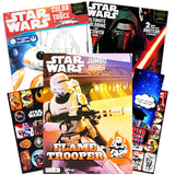 Star Wars Coloring Book Bundle with Stickers and More (3 Jumbo Books - Over 200 Pages Total, Over 30 Stickers) STAR WARS