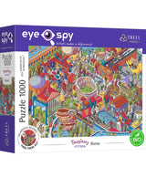 Trefl Eye-SPY Imaginary Cities: Rome, Italy 1000 Piece Jigsaw Puzzle Prime 27"x19" Thick Cardboard, Surprising Details, Creative Entertainment for Adults and Children from 12 Years Old Trefl