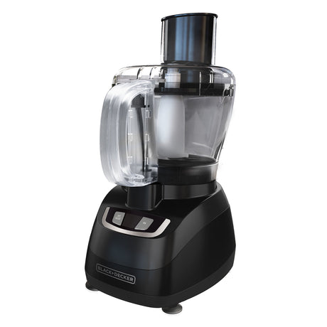 BLACK+DECKER FP1600B 8-Cup Food Processor with Stainless Steel Blade, Black BLACK+DECKER